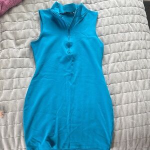 Fashion Nova Vibrant Blue Dress